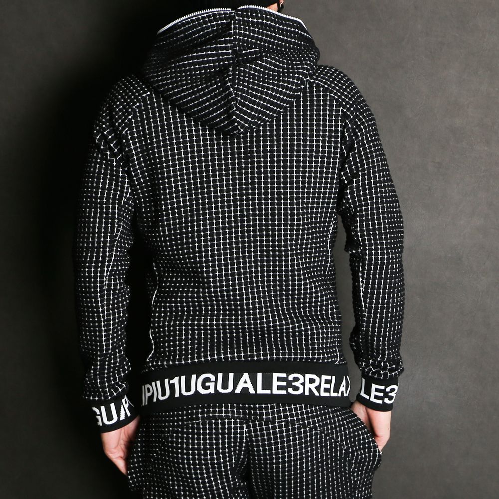 WAFFLE LOGO ZIP HOODIE / ワッフル ジップパーカー / USO-22013