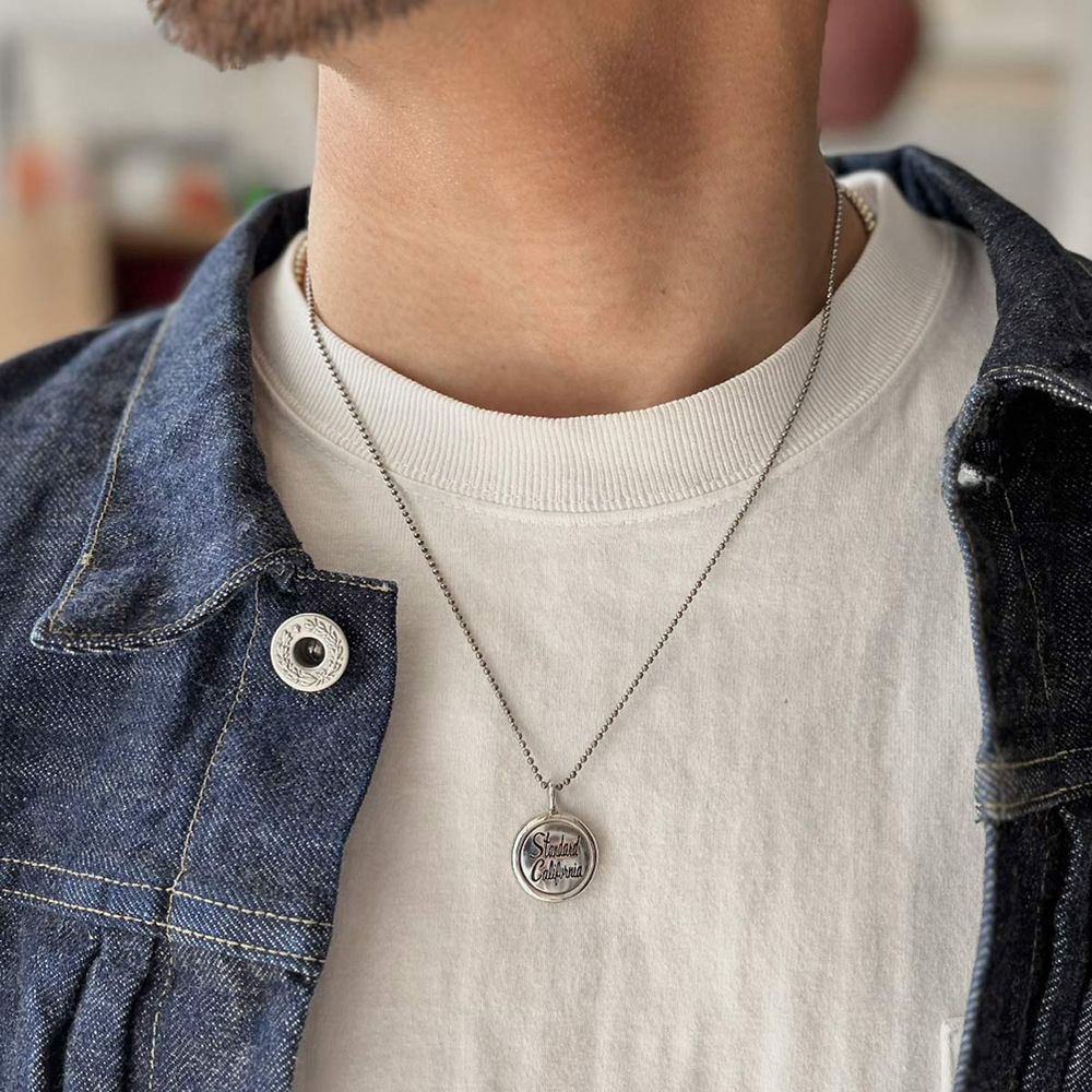 Button Works / SD 925 Silver Button Necklace - Silver / ネックレス / OTAKC250