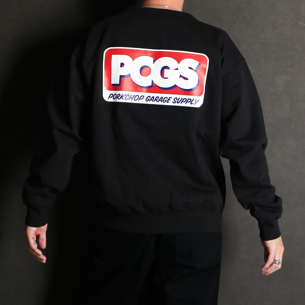 PCGS SQUARE SWEAT - BLACK / スウェット