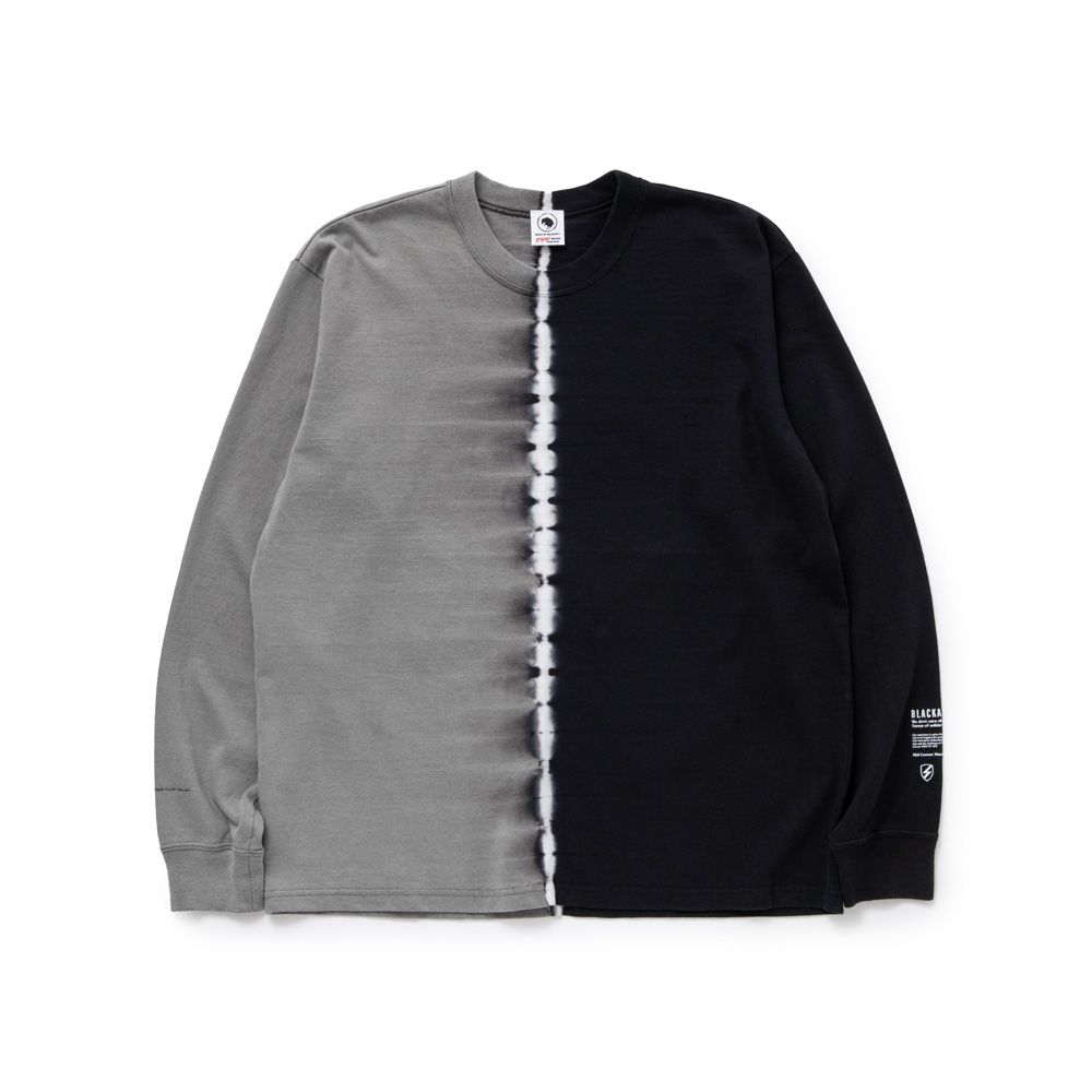 TIE DYE L/S TEE - BLACK TIE DYE / ロングスリーブTシャツ / 24'RTC-0302