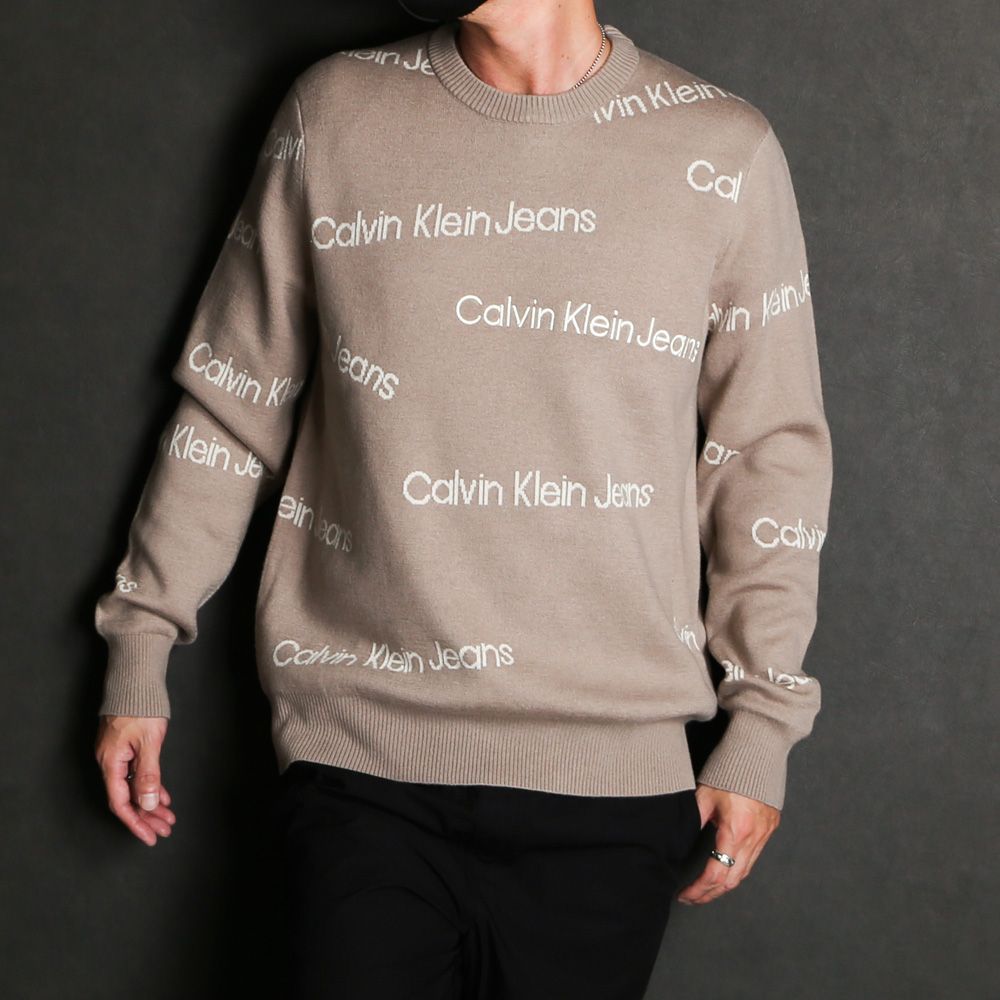 Calvin Klein Jeans - A - INSTIT AOP SWEATER / プルオーバーセーター