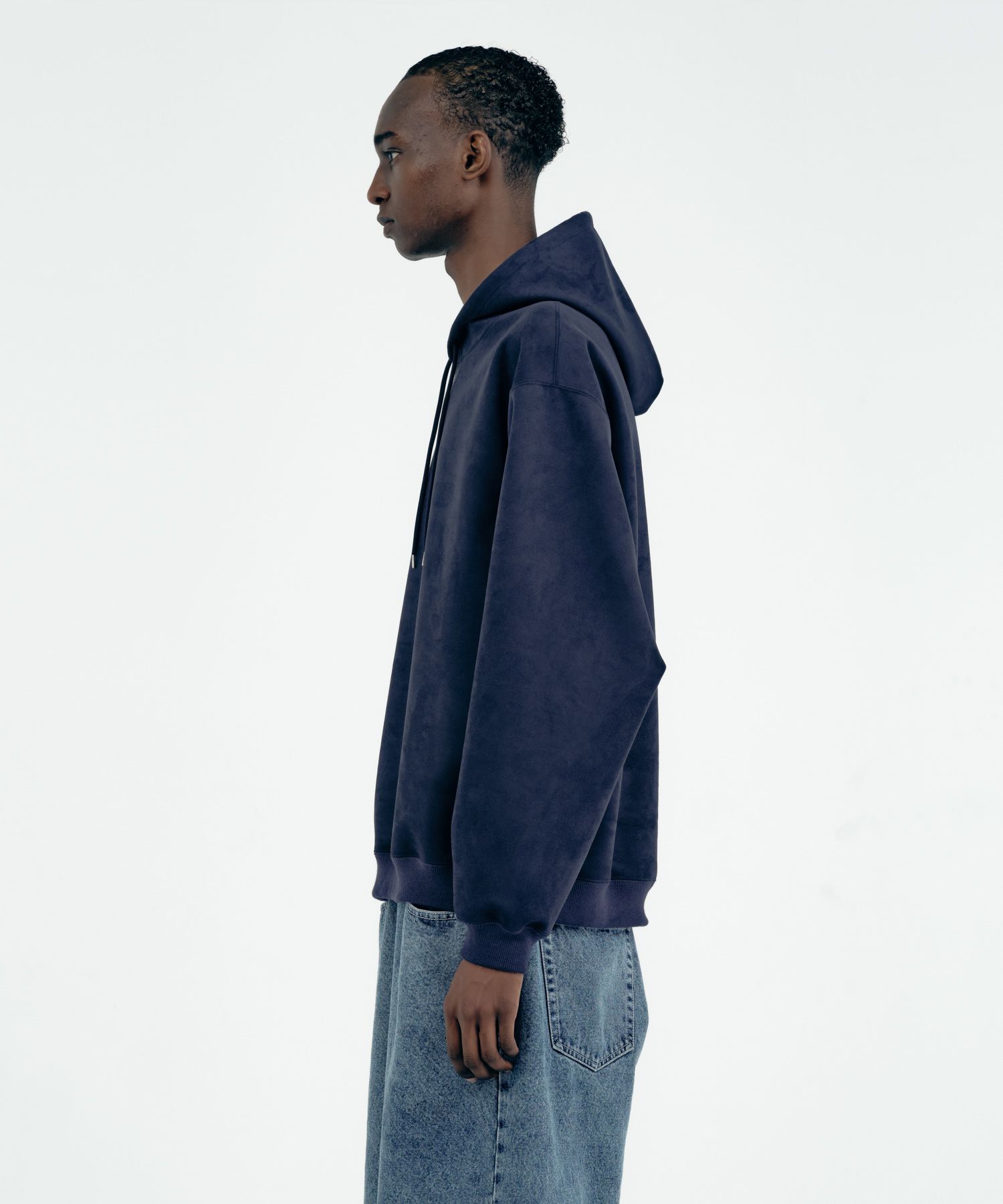TECH KNIT SUEDE HOODIE / ダンボールスエード フーディー / 178203