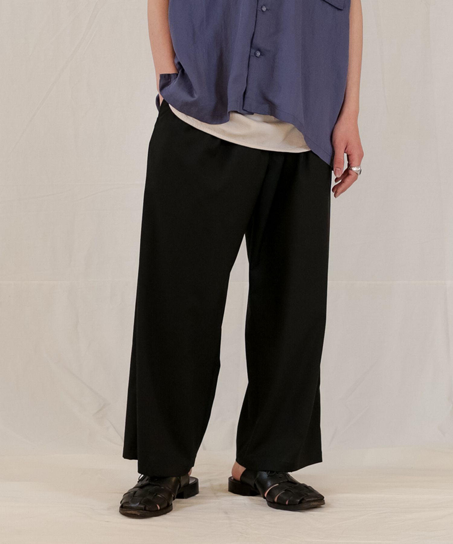 T/R SZ 2TUCK WIDE PT / 2タックワイドパンツ / 479116