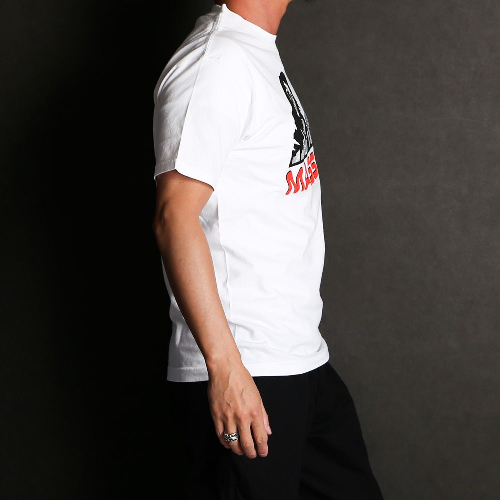 WHITE エムアンドエム×マシス Tシャツ M&M CUSTOM PERFORMANCE - ×MASSES T-SHIRT SQUAD (WHITE