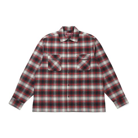 Check L/S Shirt (26aw) - Red / チェックシャツ / HS-080326