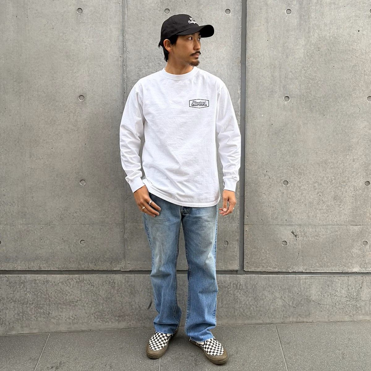 SD Heavyweight Stadium Logo Long Sleeve T / WHITE /  Tシャツ / TSOLB120