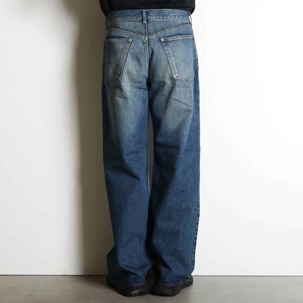 CLEAN CYLINDER FIT JEANS - INDIGO V.W / オーガニックコットン 13.5oz セルビッチデニム - クリーンシリンダーフィットジーンズ / M26A10PT12C