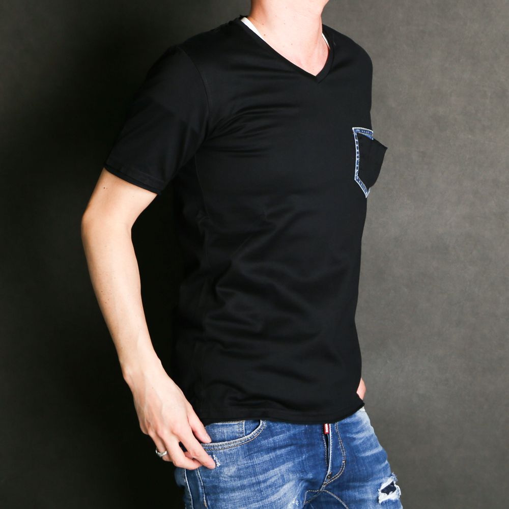 denim pocket-T / デニムポケット カットオフTシャツ / 7943 lj91t