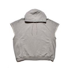 Cutoff Sleeve Big Hoodie / 2308-6003