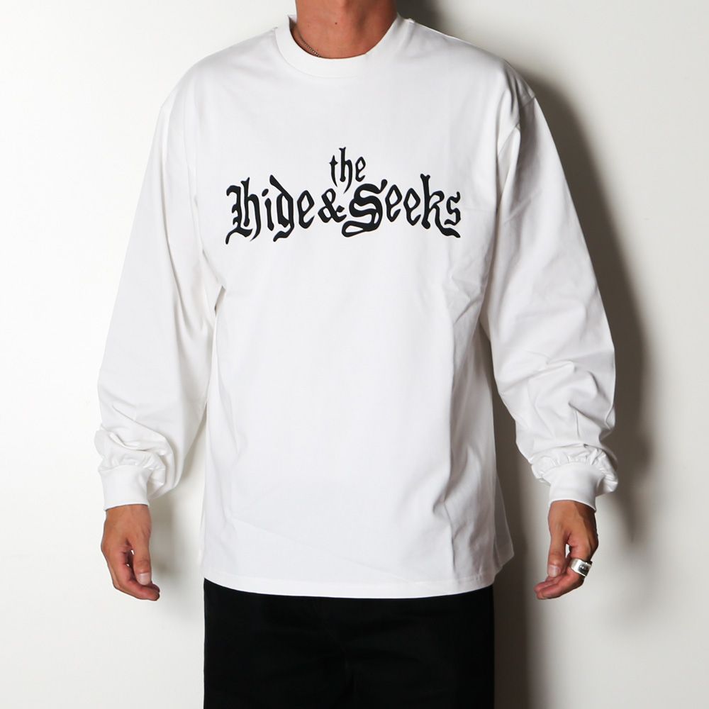 " HIDEANDSEEK × Toru Nishiura " / The H&S L/S Tee - WHT / Tシャツ / H30th-091426