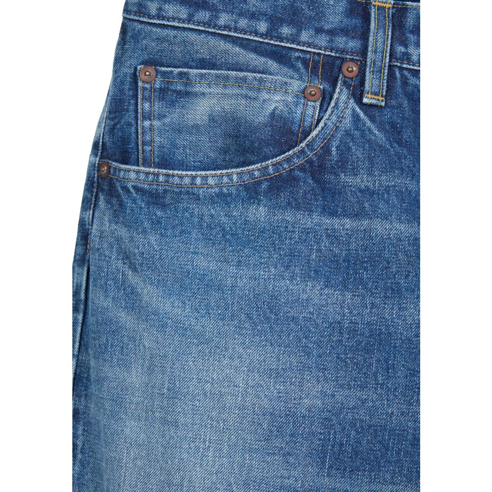 DENIM 5P PANTS H.WASH / ワイドストレート デニムパンツ / 1252005