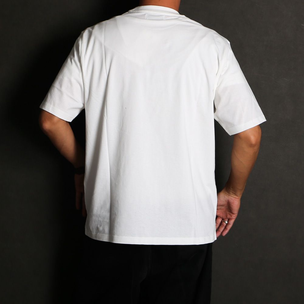 CREW NECK TEE - WHITE / 30/1オーガニックコットン空紡天竺 - クルーネックTee / M26B14CS02B