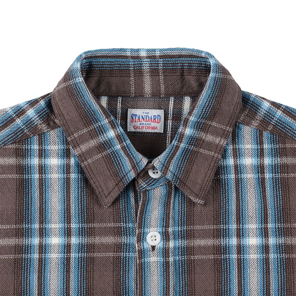 SD Flannel Check Shirt - Black / フランネルチェックシャツ / SHOLE300