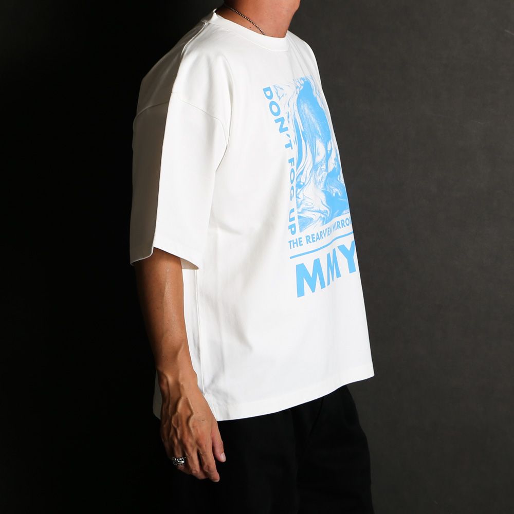 【ラスト1点-サイズ48】 MASSES × Maison MIHARA YASUHIRO / DON'T FOG UP PRINT T-SHIRTS MMY - WHITE / Tシャツ / C15TS044