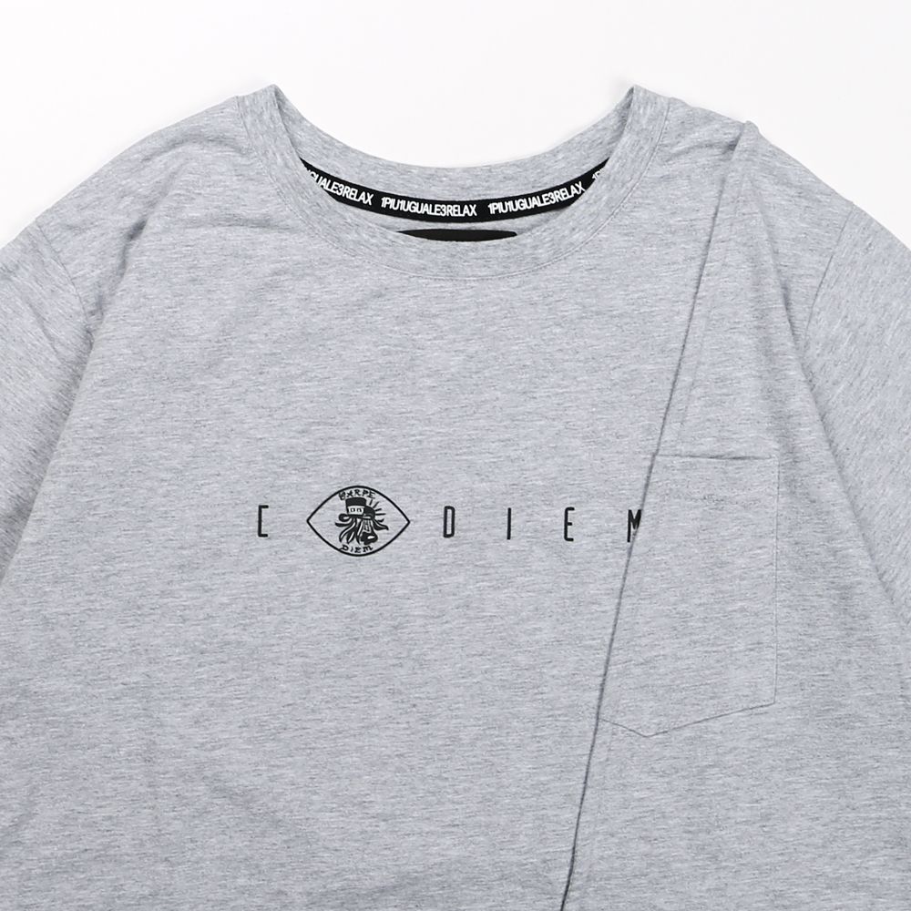 ×C DIEM SWITCHING POCKET T / ポケットTシャツ / UST-21005