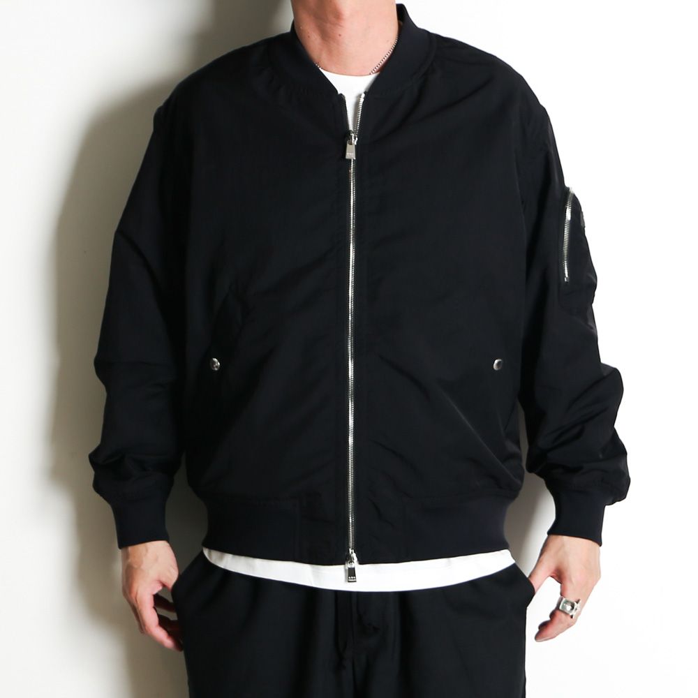 【ラスト1点-サイズ03】TOMORI トモリ - BLACK / ミリタリージャケット / MCKZ0401033588