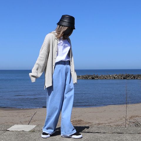 【VICTIM】【Maison MIHARA YASUHIRO】 コーデ(女性モデル163cm)