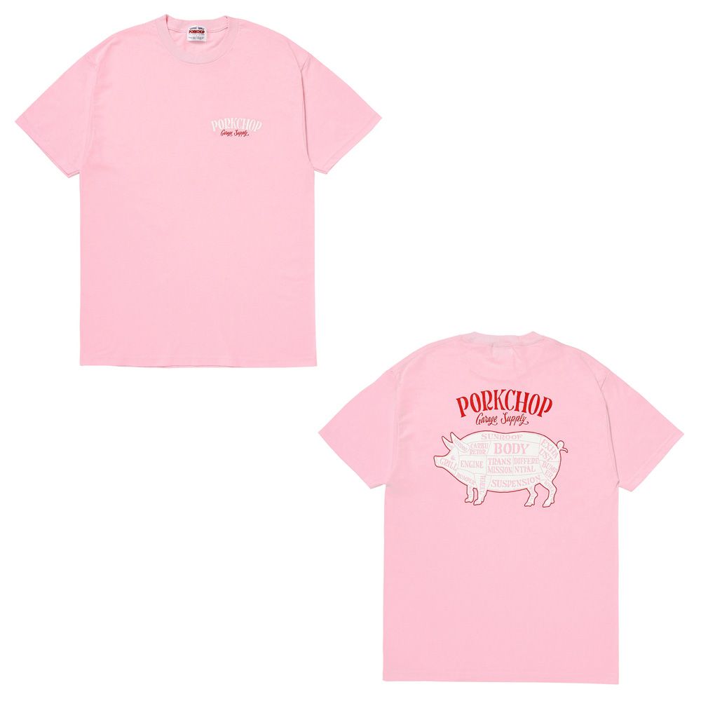 【ラスト1点-サイズXL】 PORK BACK TEE - PINK / ショートスリーブTシャツ