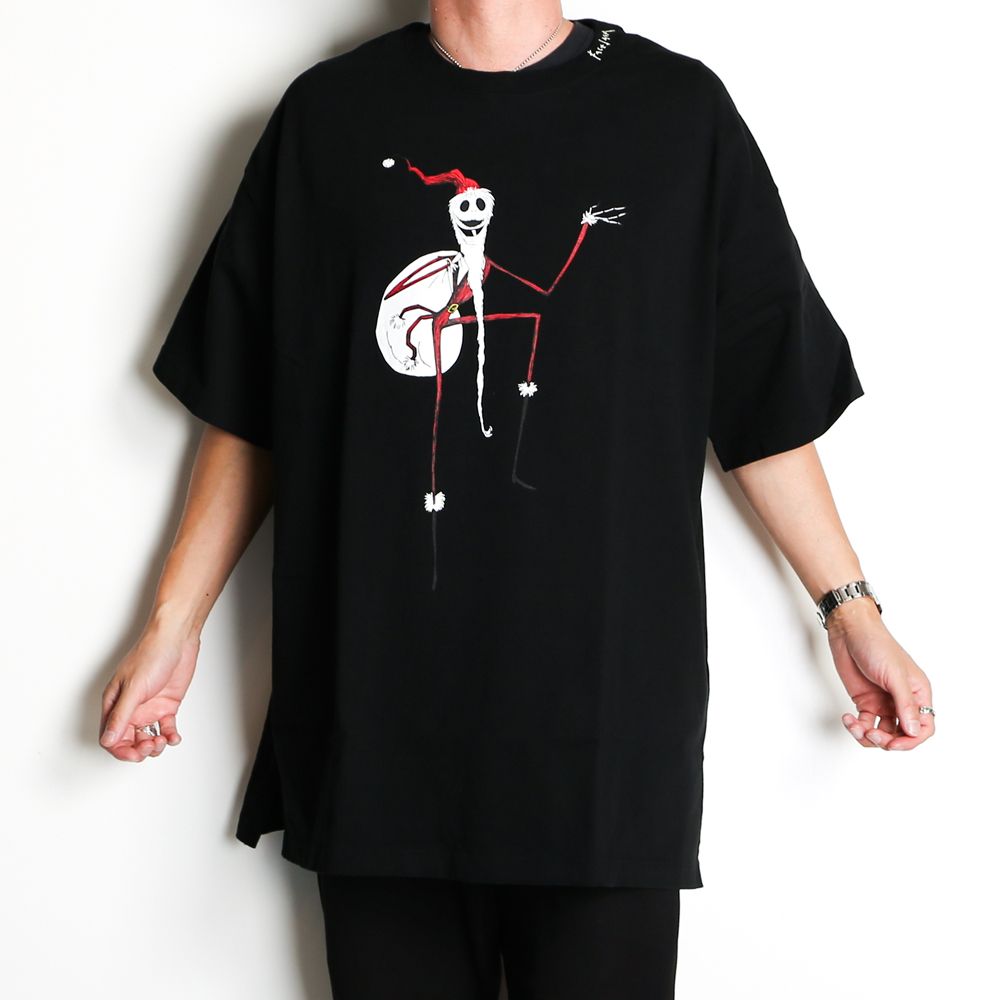 NIGHTMARE BEFORE CHRISTMAS RIB BIG TEE SANTA JACK / Tシャツ / MIMI-TEE-U11
