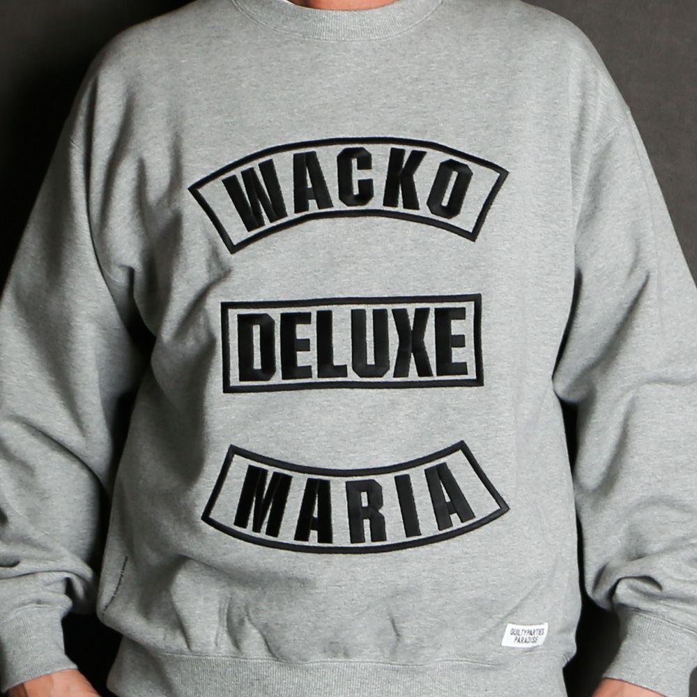 WACKO MARIA × DELUXE / CREW - GRAY / 24SDWM2000 ...