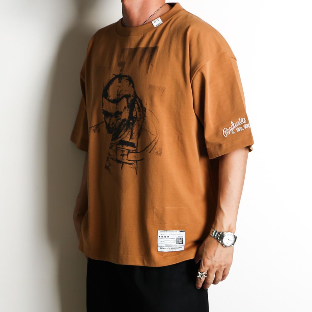 BEDWIN & THE MMY / DJ Print T-shirt / DJ プリント Tシャツ / C15TS025