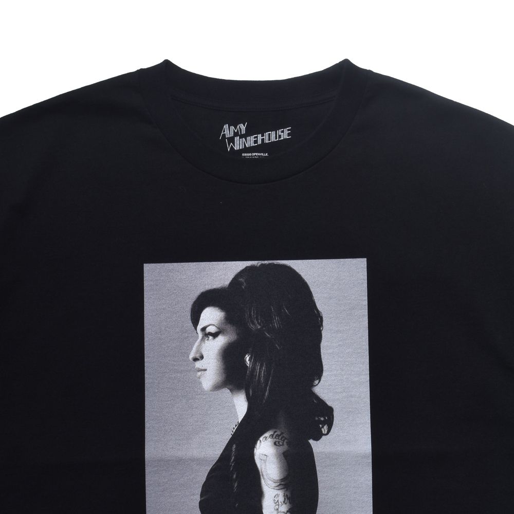 Amy Winehouse "Profile" Photo S/S Tee - BLK / MND-AMW001