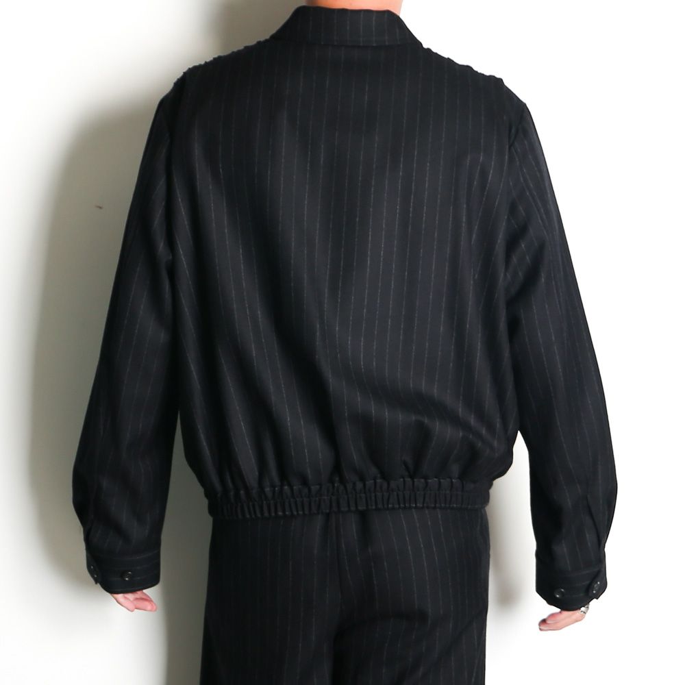 "Jomon Relief" Zip-Up Blouson - Black / ジップアップブルゾン / TA26AW-BL049
