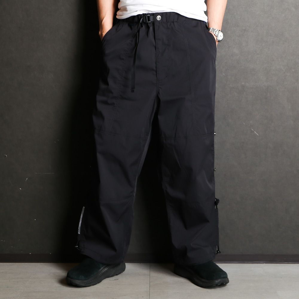 THE CHANGING LENGTH WIDE PANTS - BLACK / 2401014