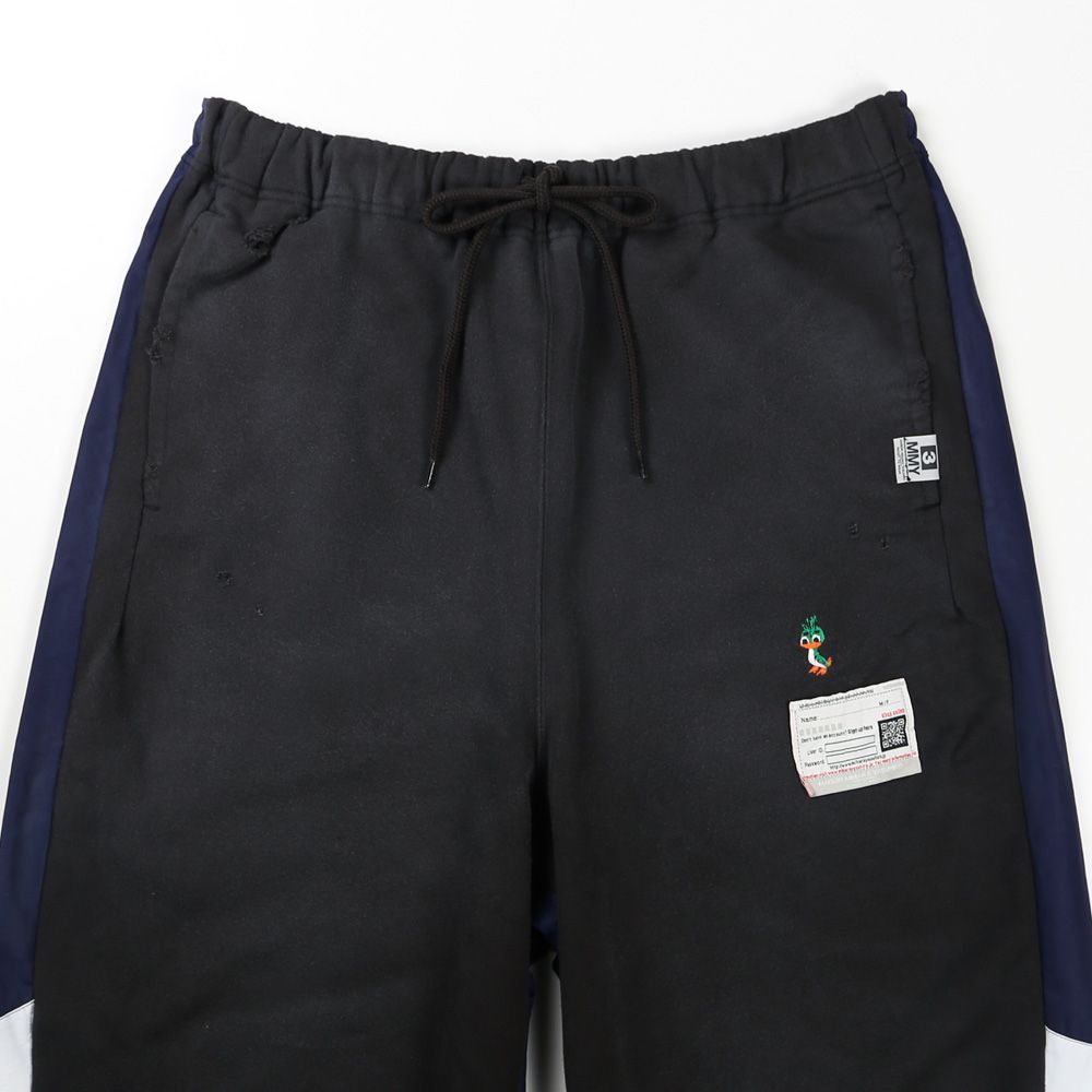【ラスト1点-サイズ48】Track Pants Combined Pants - BLACK / トラックパンツ コンバインド パンツ / A16PT572