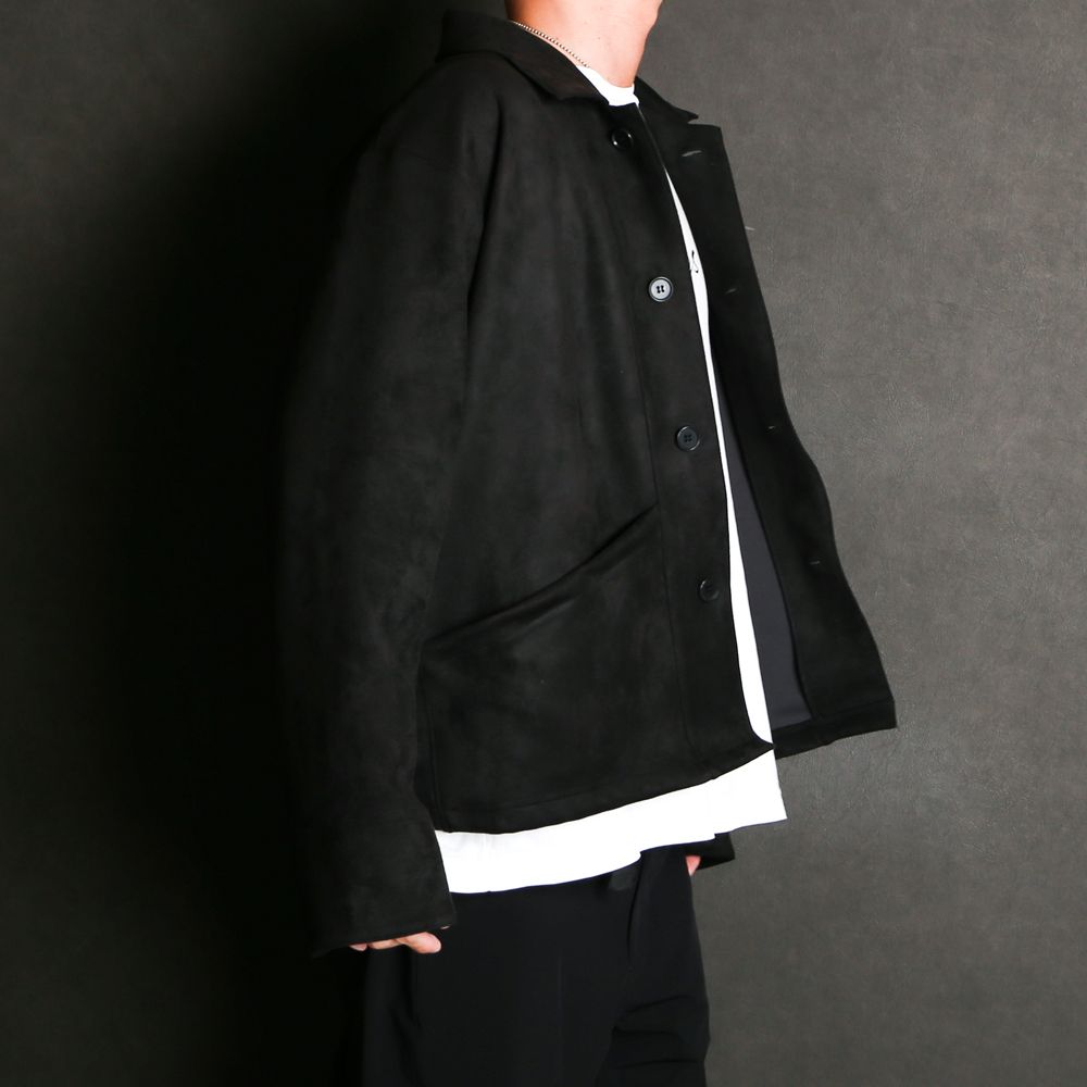 TECH KNIT SUEDE JK / ダンボールスエード カバーオール / 179204