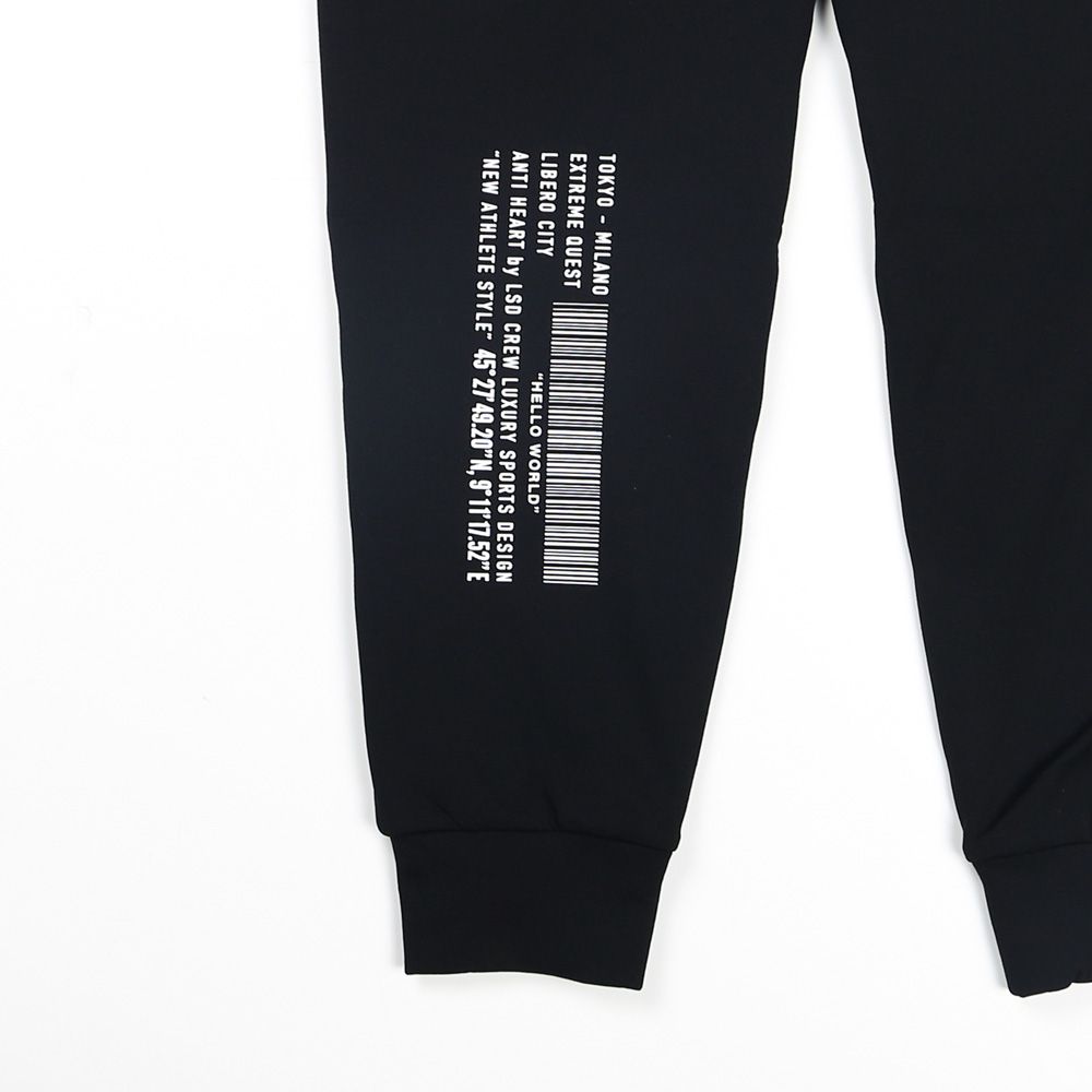 SY32 by SWEET YEARS - MULTI LOGO HIGH QUALITY SWEAT PANTS