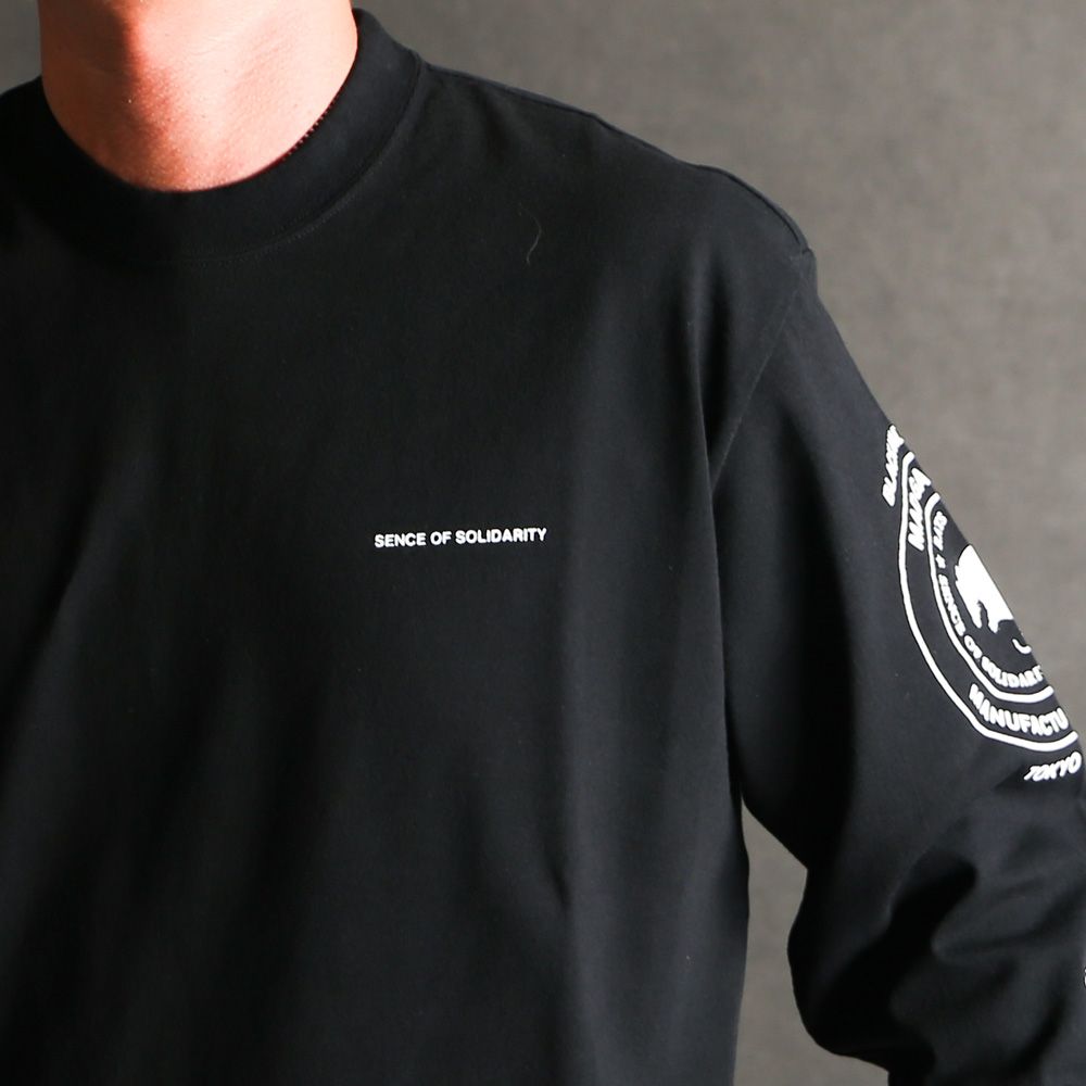 RATS - TWO WHEEL L/S TEE - BLACK / ロングスリーブ Tシャツ