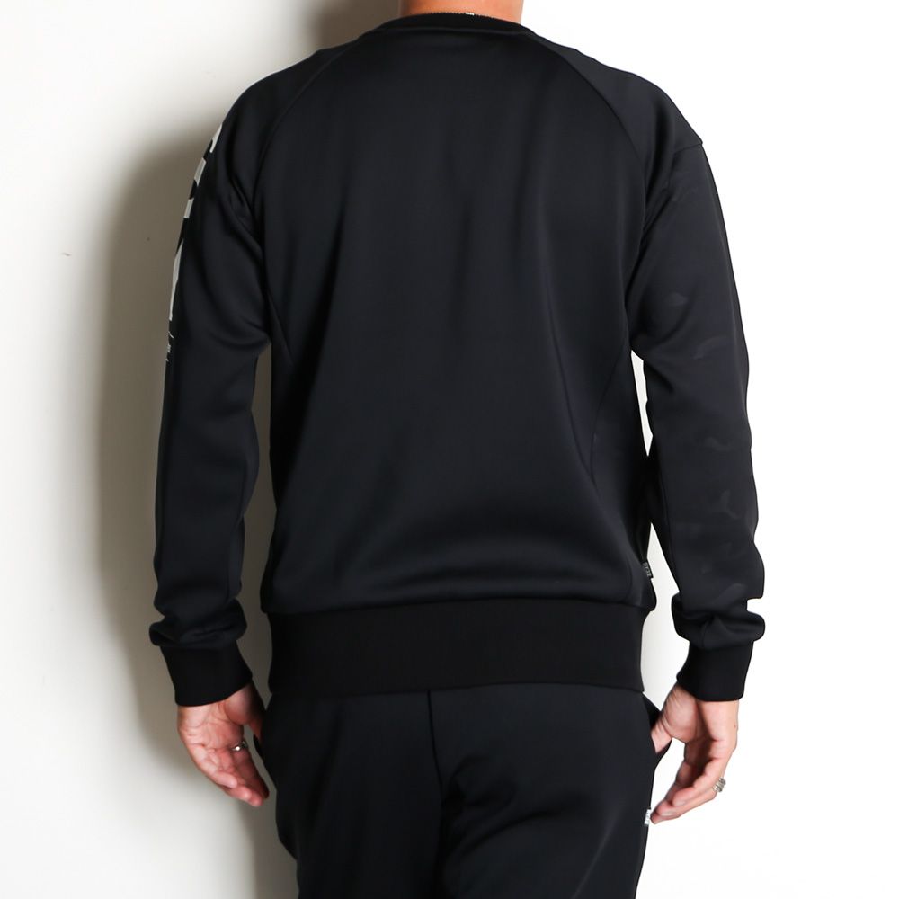 国内発送☆SY32 by SWEETYEARS クルーネック DOUBLE KNIT SY32 by SWEET YEARS - DOUBLE KNIT EMBOSS CAMO SHIELD P/O CRW
