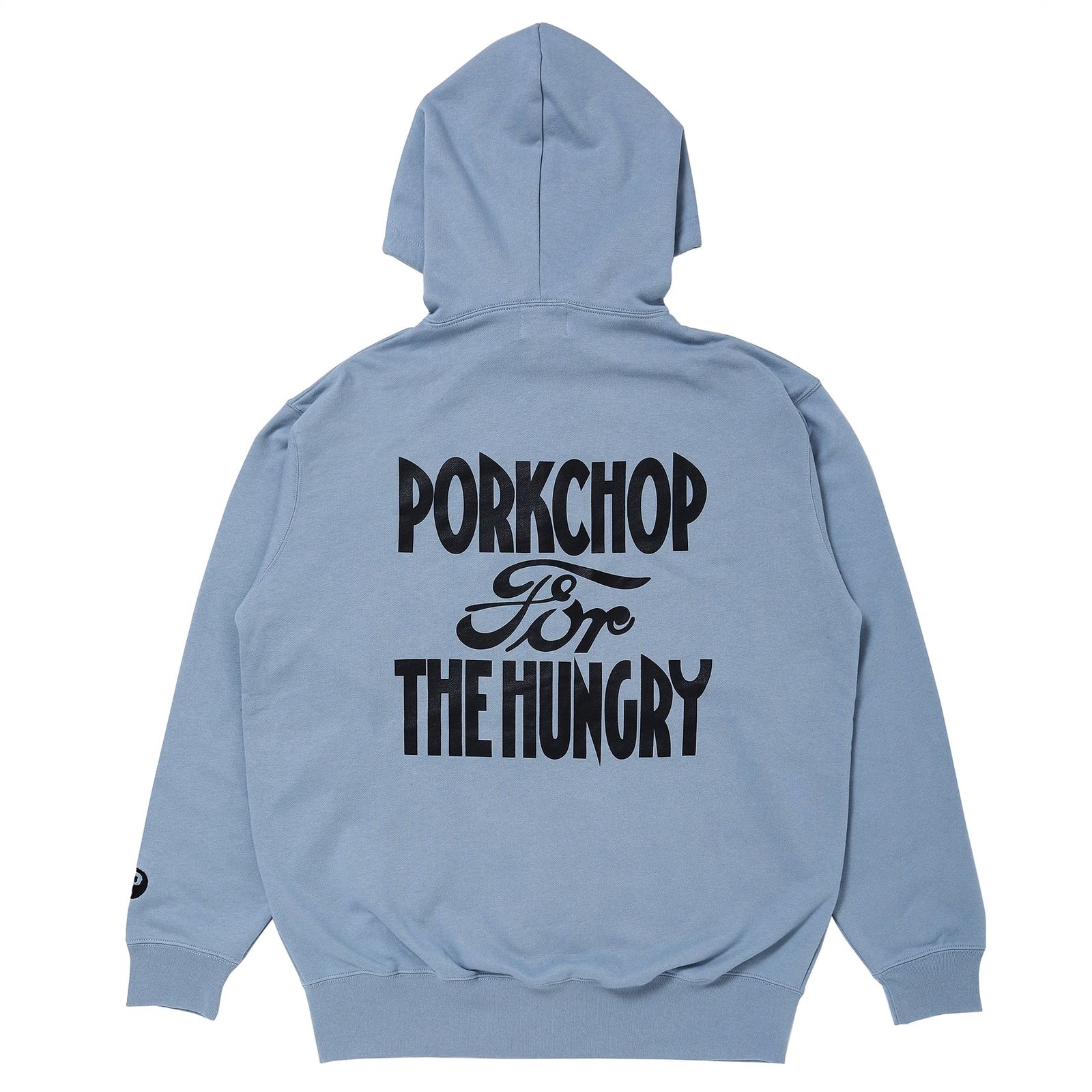HUNGRY ZIP UP HOODIE - STONE BLUE / ジップアップパーカー