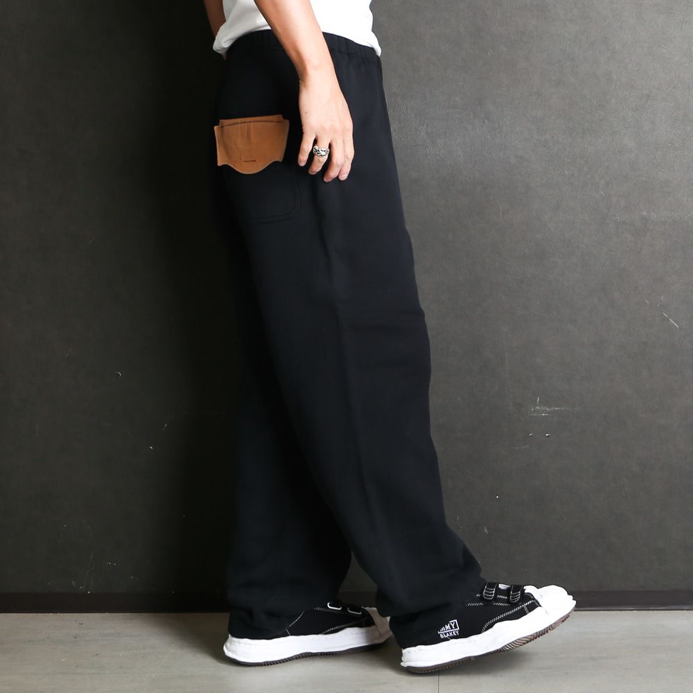 メゾンミハラヤスヒロ　パンツ　サスペンダー付き Maison MIHARA YASUHIRO - Distressed Pants - BLACK
