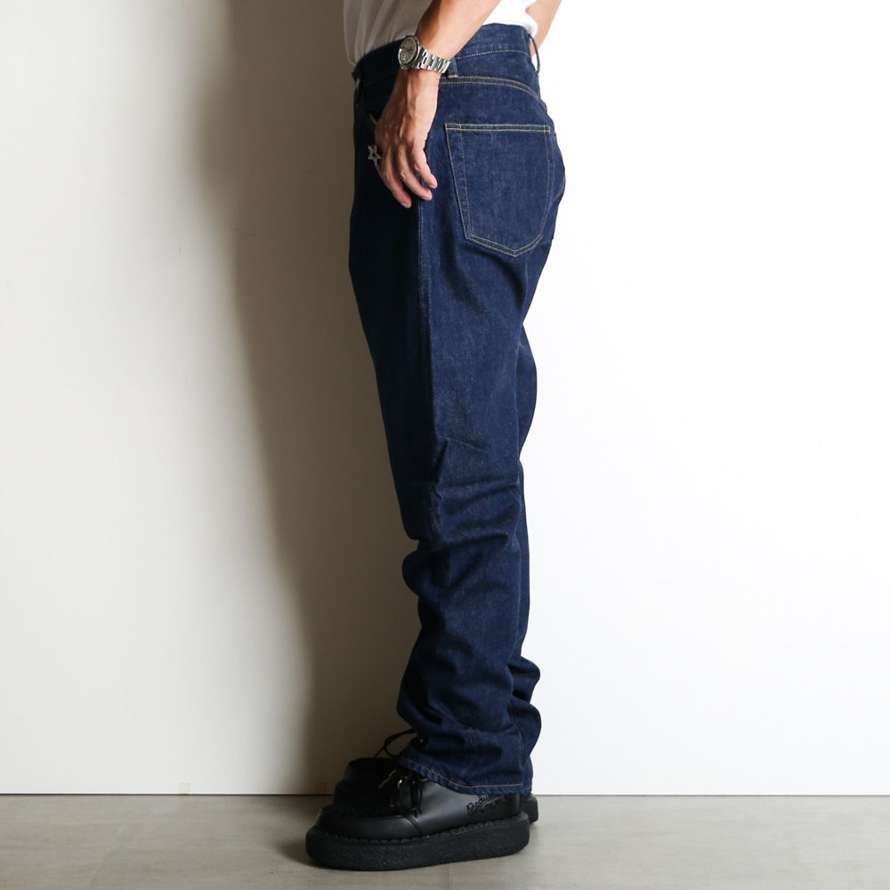 MASSES × Maison MIHARA YASUHIRO / DENIM PANTS ONE WASH MMY - INDIGO / セルヴィッヂデニム 5ポケットパンツ / C15PT036