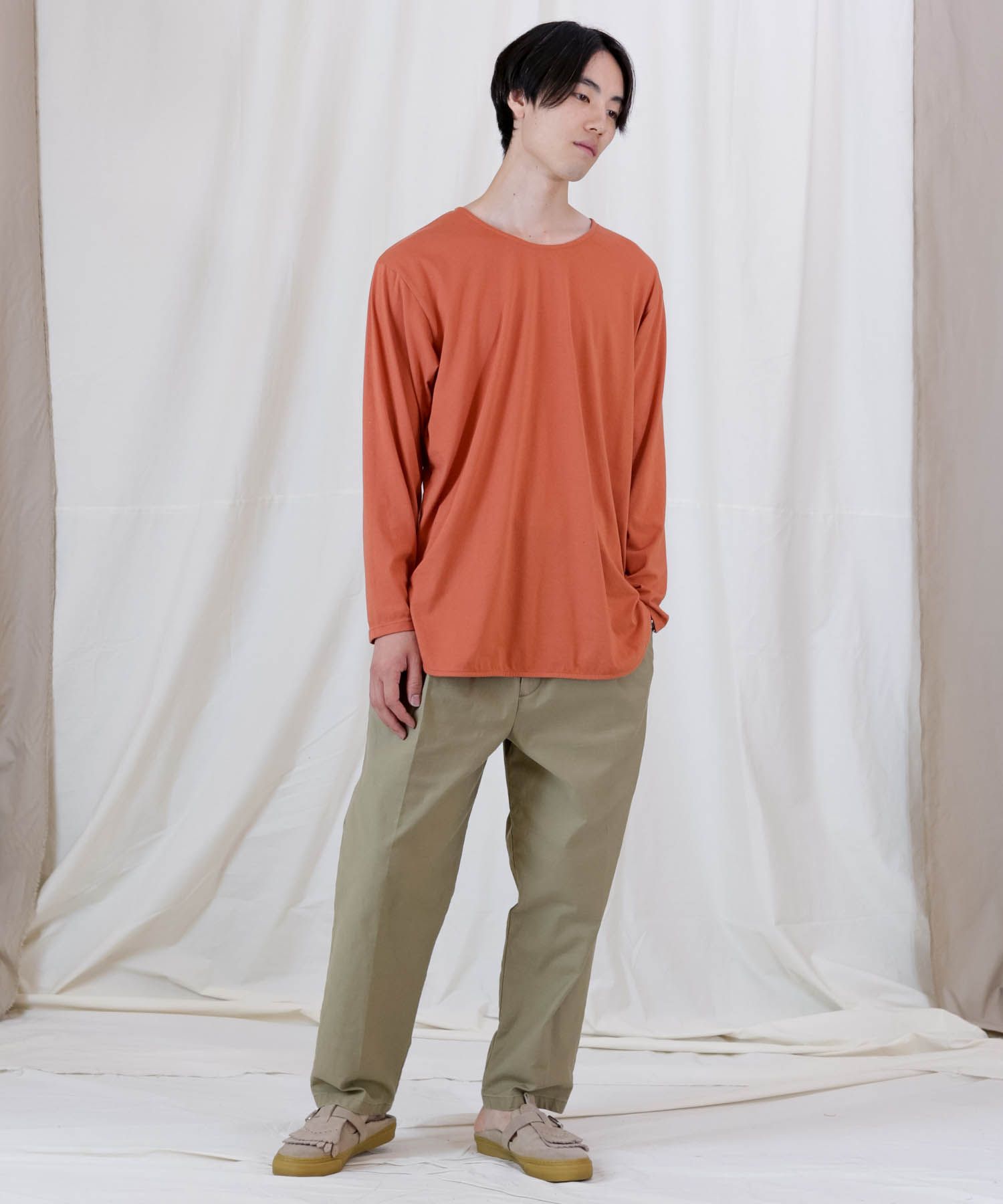 LAYERED LONG CS / レイヤード ロングカットソー / 179101