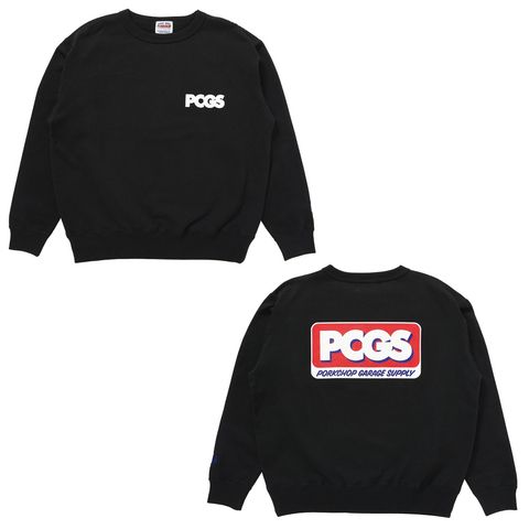 PCGS SQUARE SWEAT - BLACK / スウェット