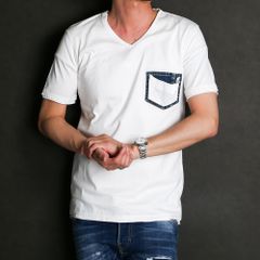 denim pocket-T / デニムポケット カットオフTシャツ / 7943 lj91t