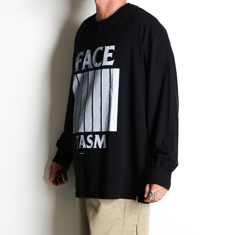 FACETASM - 7 BARS LONG SLEEVE TEE - BLACK / グラフィック T