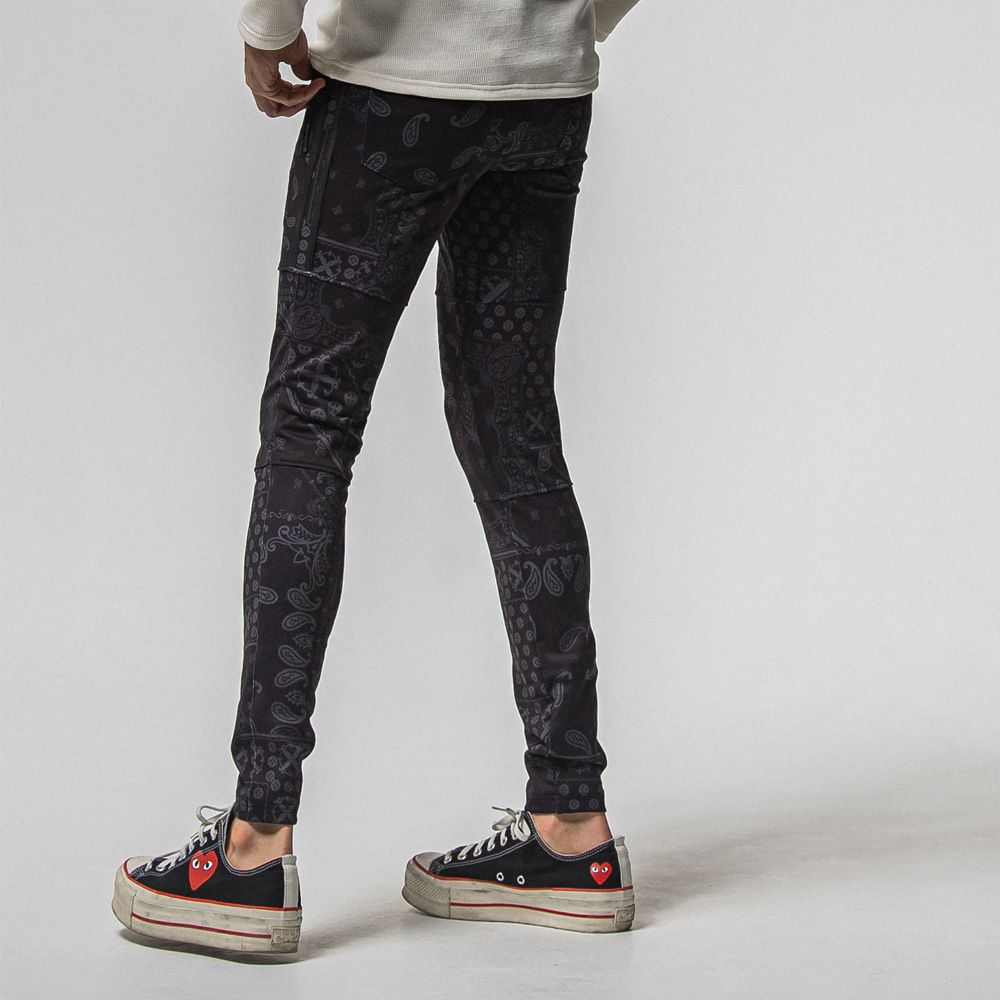 Johnson LINE HEAT PT - paisley BK / ジョンソンラインヒートパンツ / RC38-ST-009H