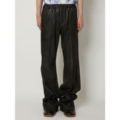 "LEATHER COATING JERSEY" TRACK PANTS / トラックパンツ / TA23SS-PT028