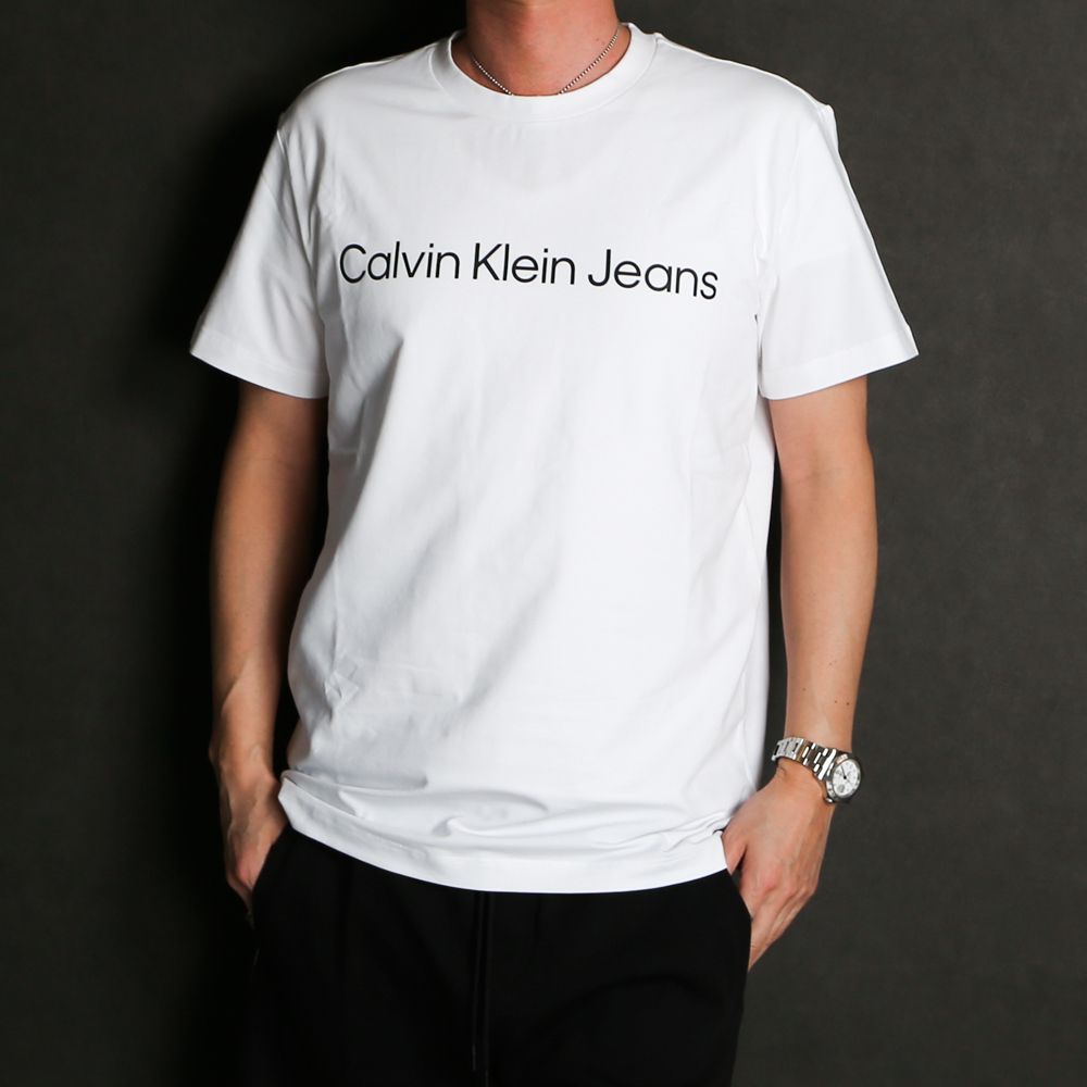 Calvin Klein Jeans - A- SS REG INSTIT LOGO TEE / Tシャツ