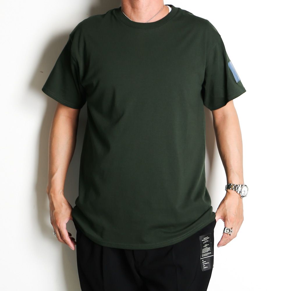 HALF SLEEVE T-SHIRT - D.KHAKI / 9242-CS83