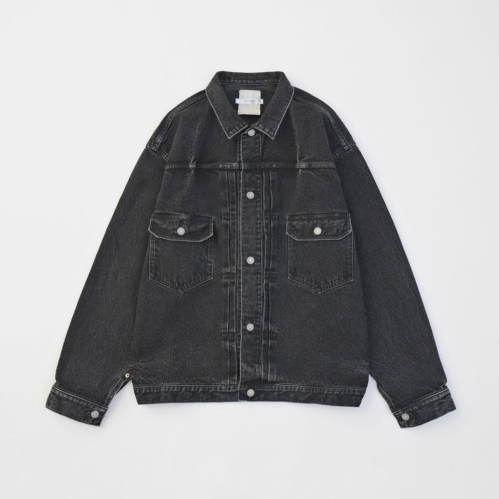 ×HAGUN / 2ND TYPE LAGE TRACKER JACKET - BLACK / デニムジャケット / VTM-25-O-108