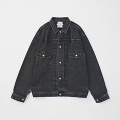 ×HAGUN / 2ND TYPE LAGE TRACKER JACKET - BLACK / デニムジャケット / VTM-25-O-108