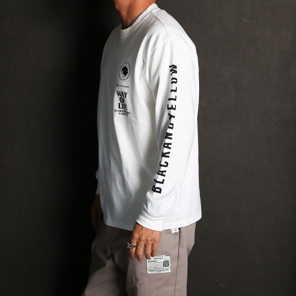 MC L/S TEE - WHITE / ロングスリーブ Tシャツ / 26'RTC-0802