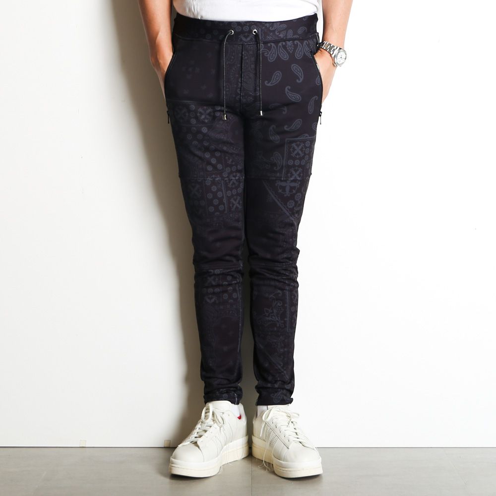 Johnson LINE HEAT PT - paisley BK / ジョンソンラインヒートパンツ / RC38-ST-009H