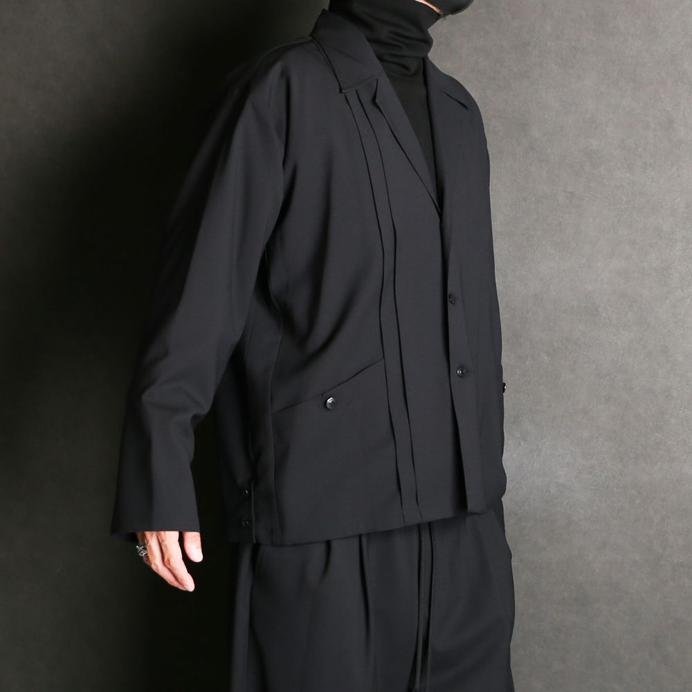 WORSTED WOOL-LIKE TWILL JK / シャツジャケット / 378205