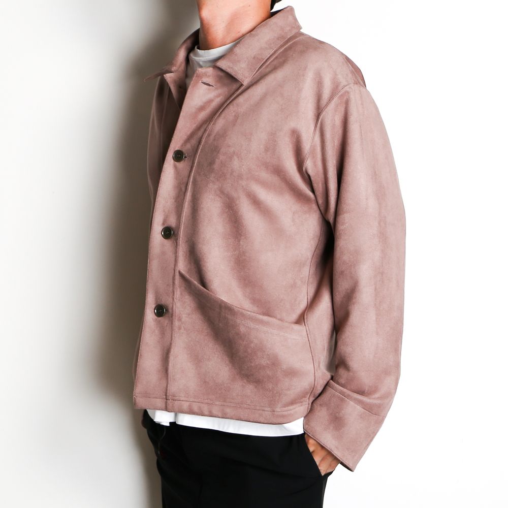 TECH KNIT SUEDE JK / ダンボールスエード カバーオール / 179204